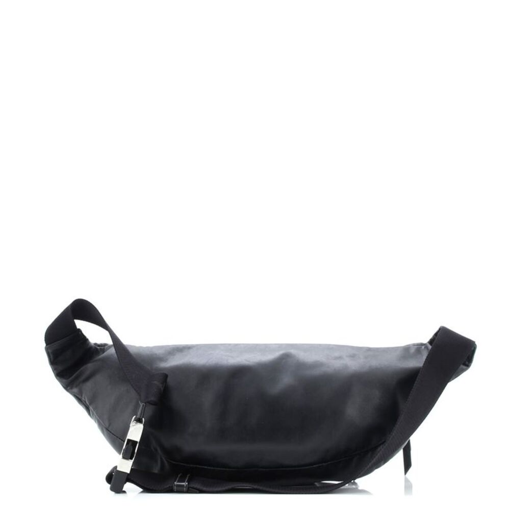Prada Front Pocket Belt Bag Soft Calfskin Large Black - Picture 3 of 8
